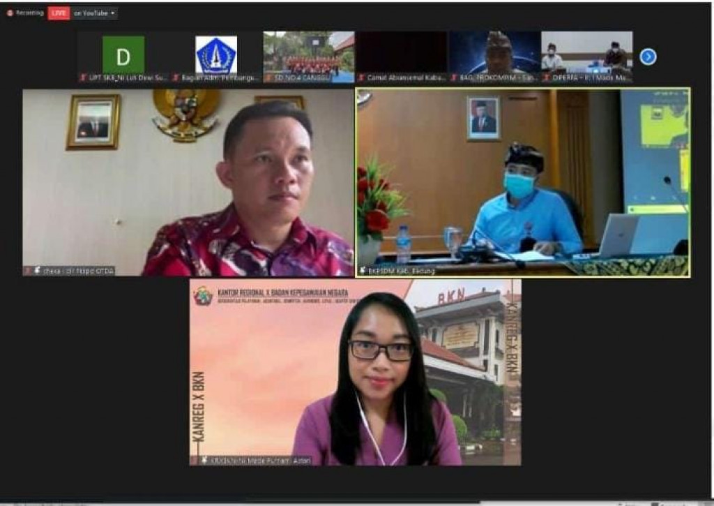 Rapat Kerja Tentang Jabatan Fungsional Tertentu Dan Angka Kreditnya Di Kabupaten Badung Tahun 2021